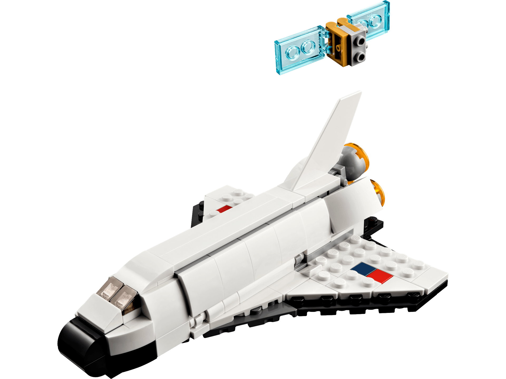 144-pc LEGO Creator 3 in 1 Space Shuttle Building Kit (31134) $8