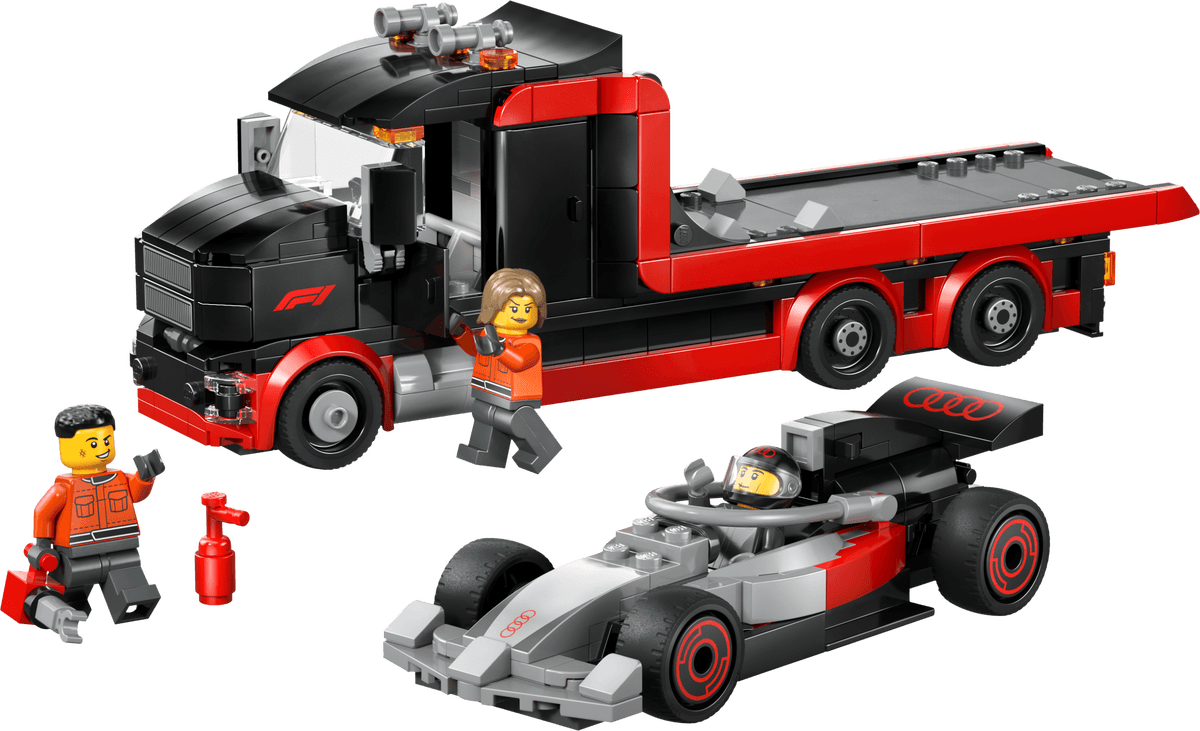 508-Pc LEGO City F1 Display Truck + Audi F1 Race Car (60493) $36 + Free S&H