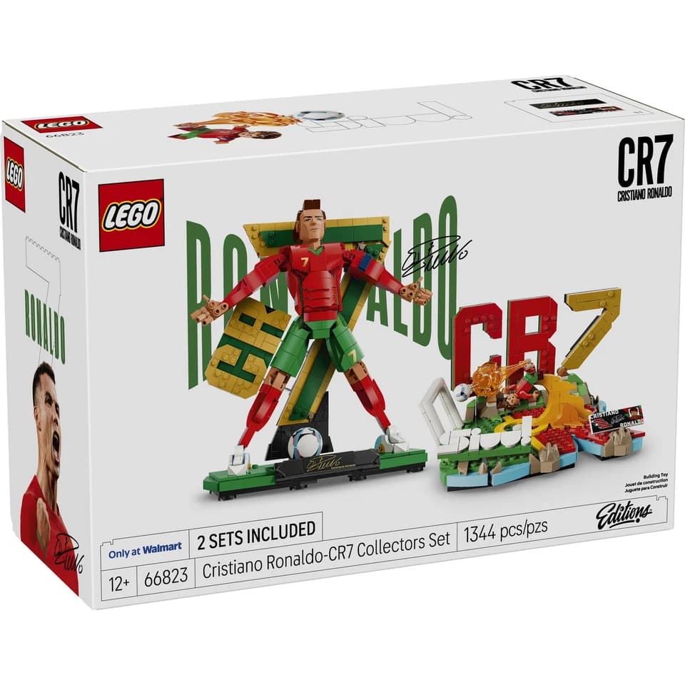 1,344-Pc LEGO Editions Cristiano Ronaldo Collector's Set (66823) $45 + $5 Walmart Cash + Free S&H